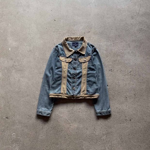 코듀로이 믹스 데님 자켓