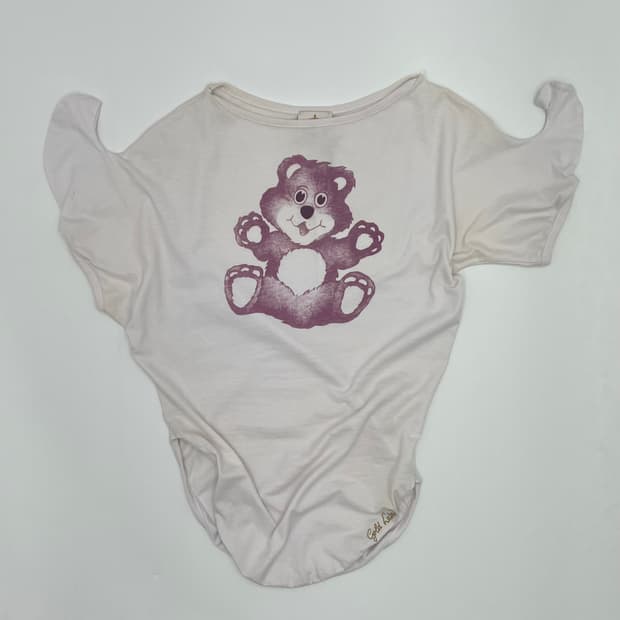 비비안 웨스트우드 베어 프린팅 반팔 티셔츠