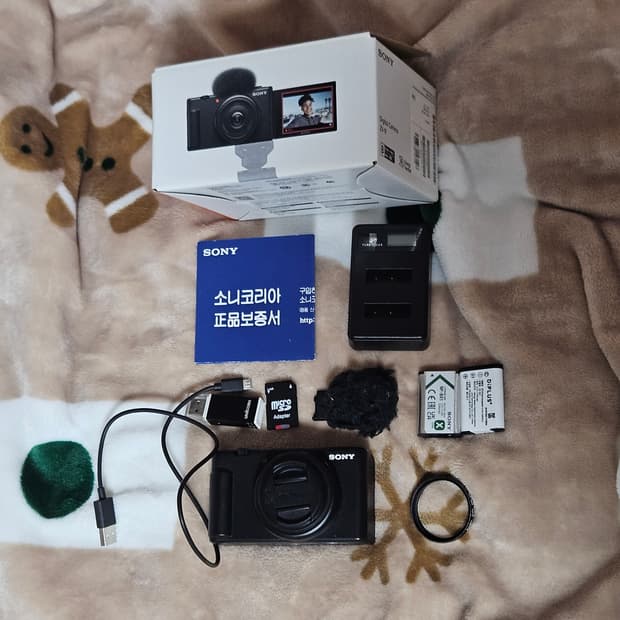 소니 ZV-1F 디지털 미러리스 카메라