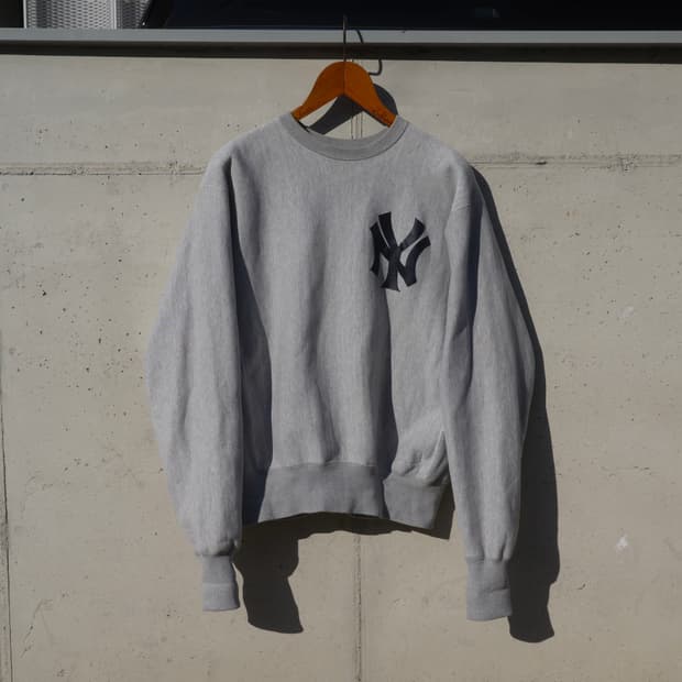 80s 뉴욕양키즈 오피셜 리버스위브타입 스웻셔츠