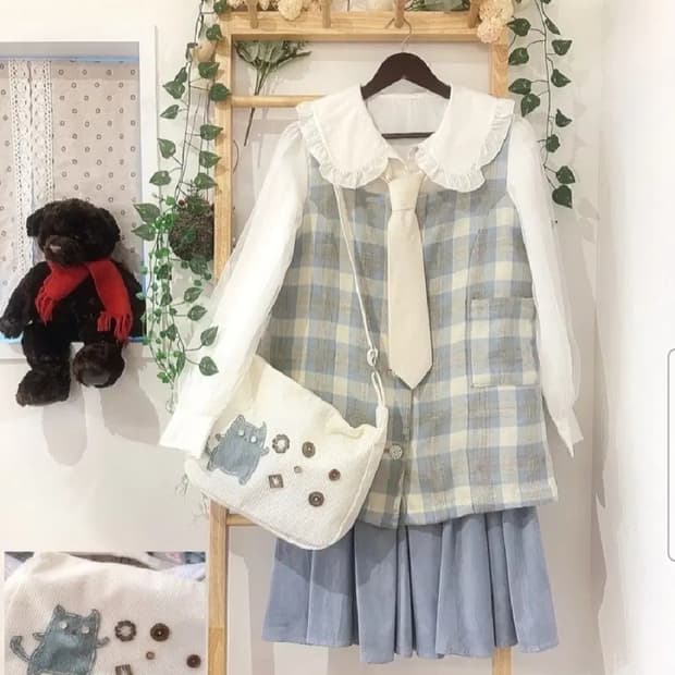 모리걸 빈티지 소라 4코디세트