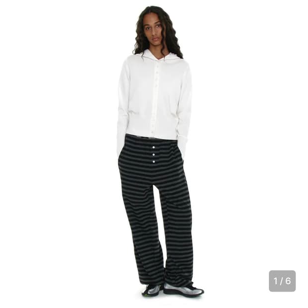 파르티멘토 PWC JERSEY WIDE PANTS 블랙