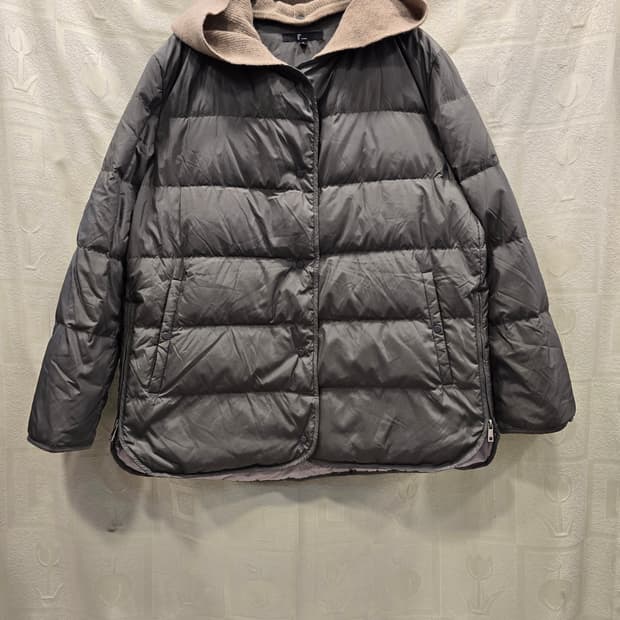 레노마 여성 후드 패딩 구스다운패딩 점퍼 S