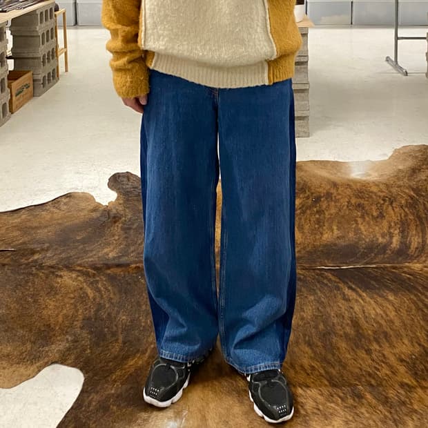 COEN by united arrows wide denim pants