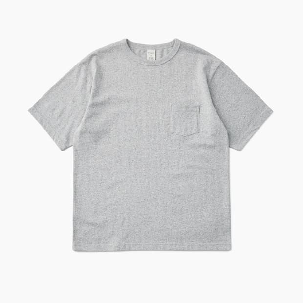 카키스 포켓 반팔 티셔츠 헤더그레이( XL)