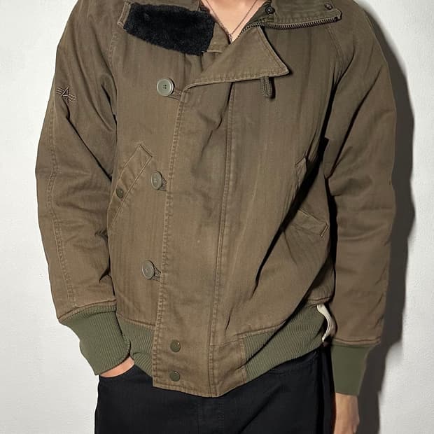 ALPHA INDUSTRIES 밀리터리 덱자켓