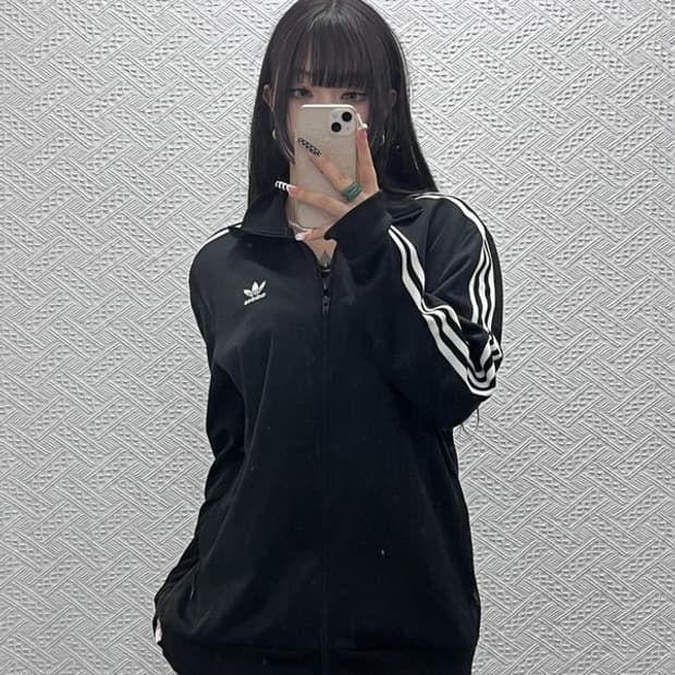 아디다스 빈티지 레트로 베켄바우어 져지 집업 2XL C10312