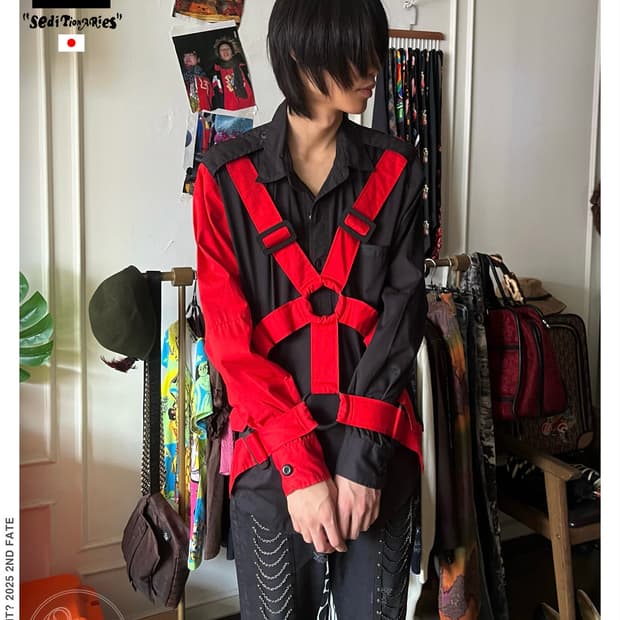 90s KING MOB Seditionaries Bondage Shirt