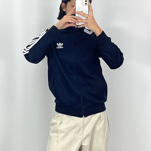  [S]아디다스 여성용 오리지널 로고 네이비 트랙탑 CK9781