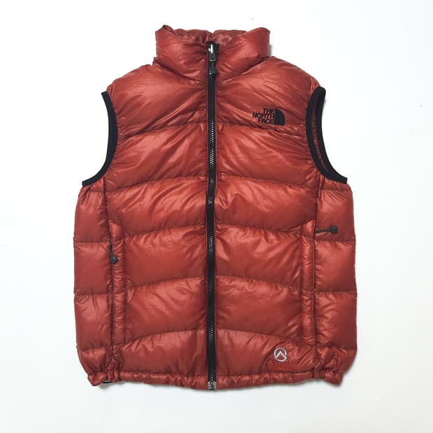 노스페이스 아콘카구아 경량 다운 베스트 조끼 테라코타