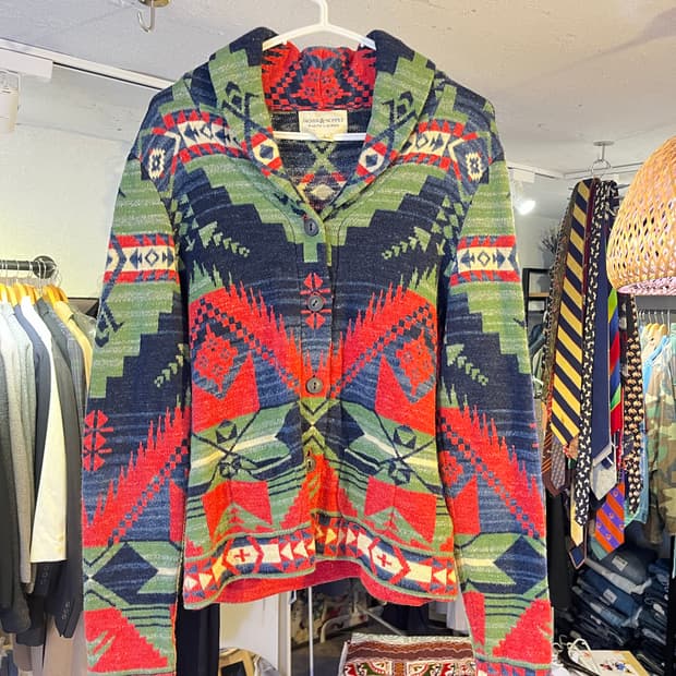 데님앤서플라이 숄카라 니트 가디건