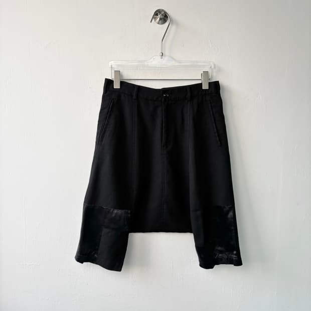 꼼데가르송 블랙 사루엘 팬츠