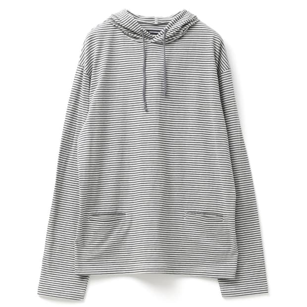 해칭룸 스트라이프 후디 롱슬리브 Stripe Hoodie Grey
