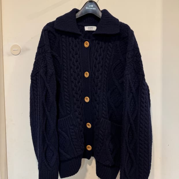 studio tomboy 스튜디오톰보이 케이블 가디건