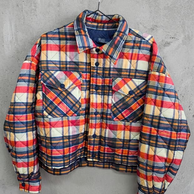 폴로 랄프로렌 퀄팅 플래드 셔츠 자켓 (SP 사이즈)