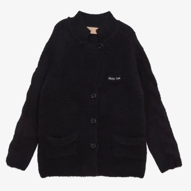마뗑킴 블랙 니트 가디건