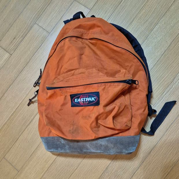 90s 이스트팩 오렌지 백팩