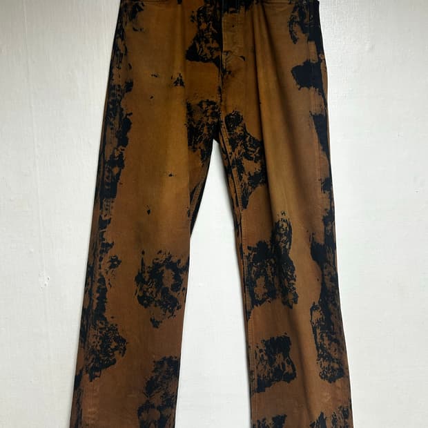 선플라워 22FW 루즈 브라운 팬츠