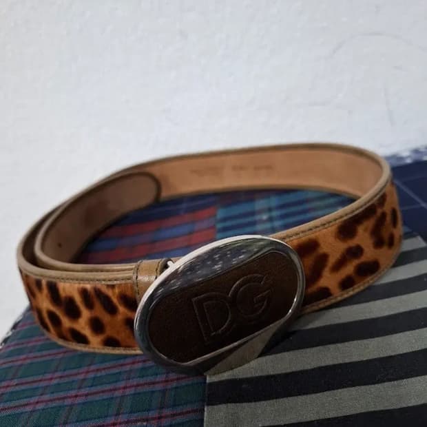 돌체앤가바나 레오파드 송치벨트