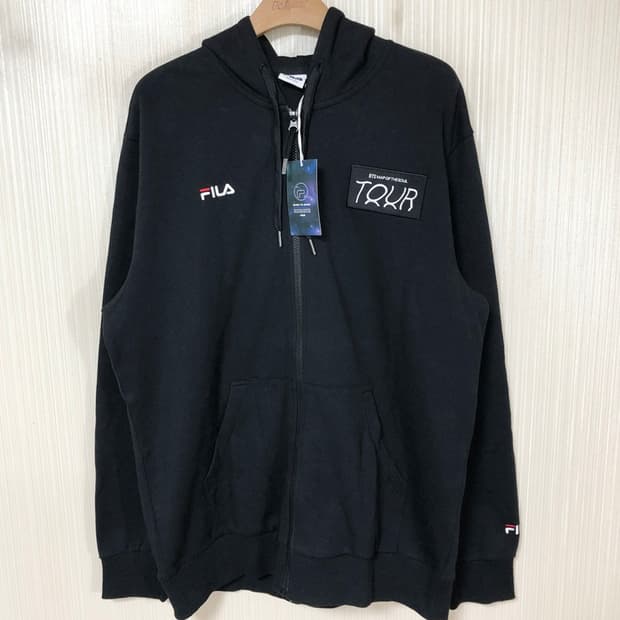 필라X방탄소년단 BTS 맵 오브더 소울투어 BTS CREW 후드집업XXL