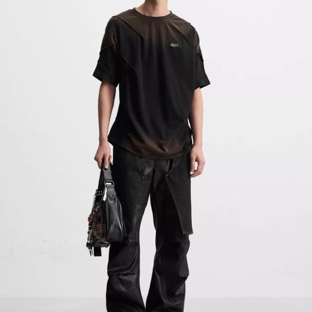 자라 앤더슨벨 초회판 워시드 플리티드 티셔츠 L