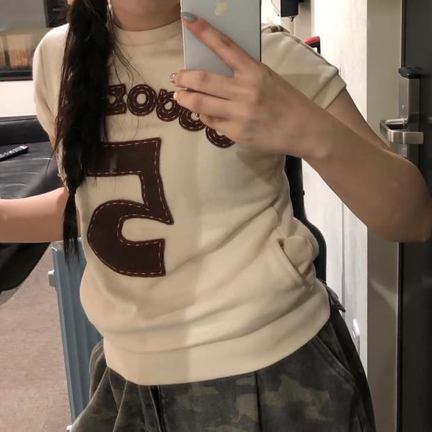 코코루루 맨투맨 반팔티