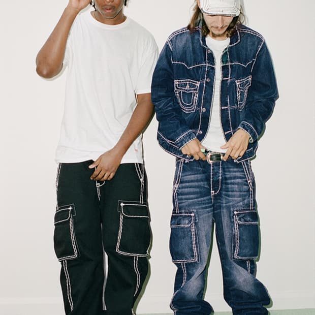 [L,32] 슈프림x트루릴리전 데님 셋업