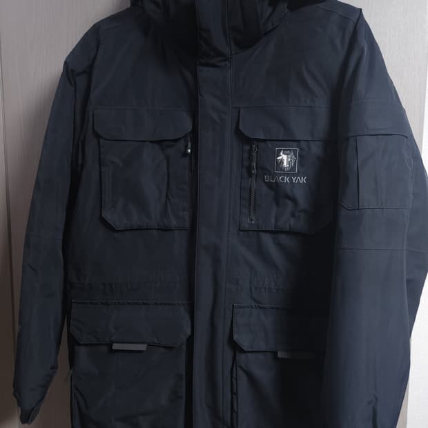 블랙야크 구스다운 고어텍스 패딩점퍼, L