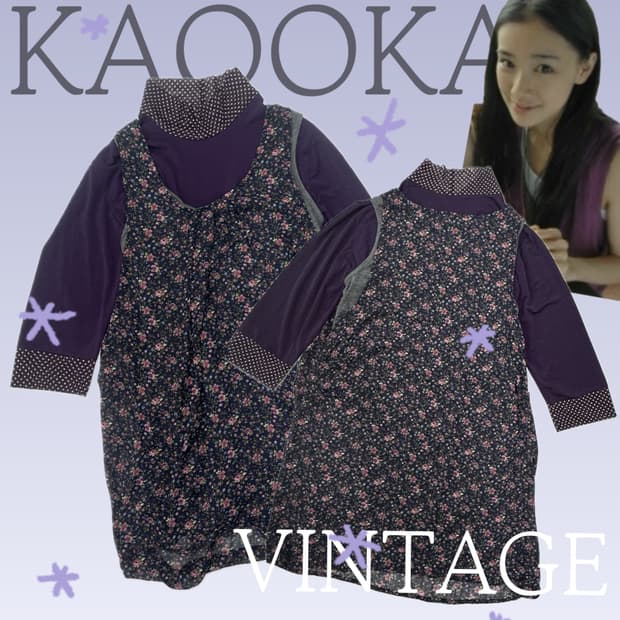 🍇하구미의 에스닉 포도맛 모리걸 상의코디세트🍇 레이어드 블라우스