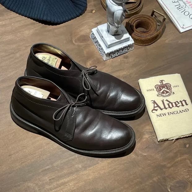 Alden 알든 다크브라운 처카부츠 10D