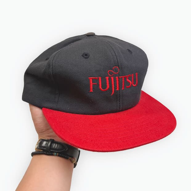 Vintage FUJITSU trucker cap