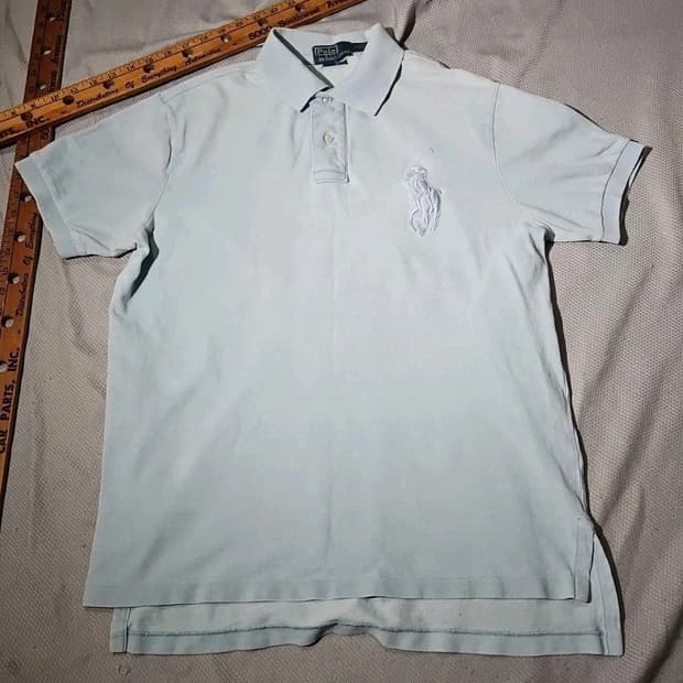 폴로 랄프로렌 빅포니 반팔 카라티 화이트