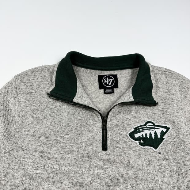 47브랜드 nhl 미네소타 와이드 반집업 맨투맨 (M)