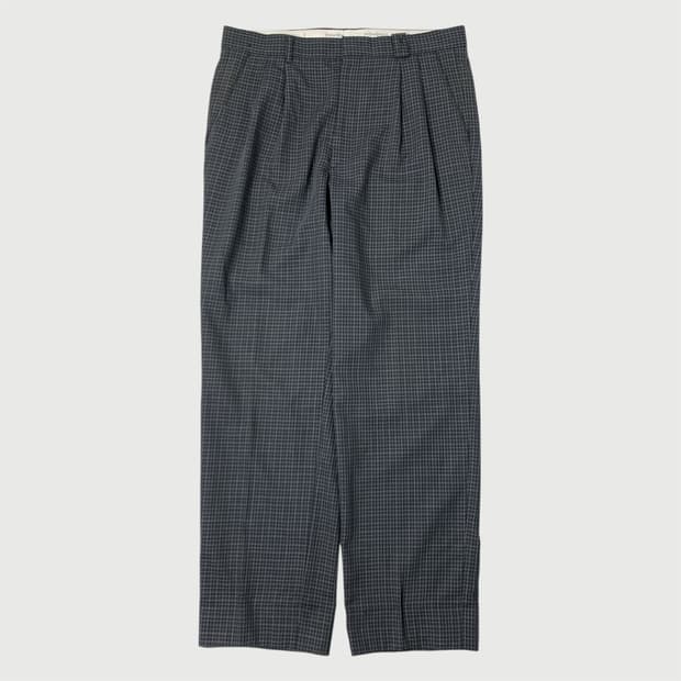 [33/정품] 입생로랑 투턱 남성 바지
