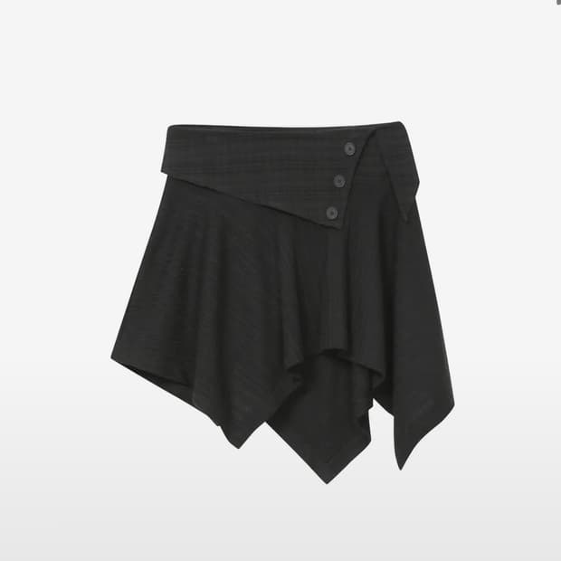 미세키서울 미니스커트 블랙