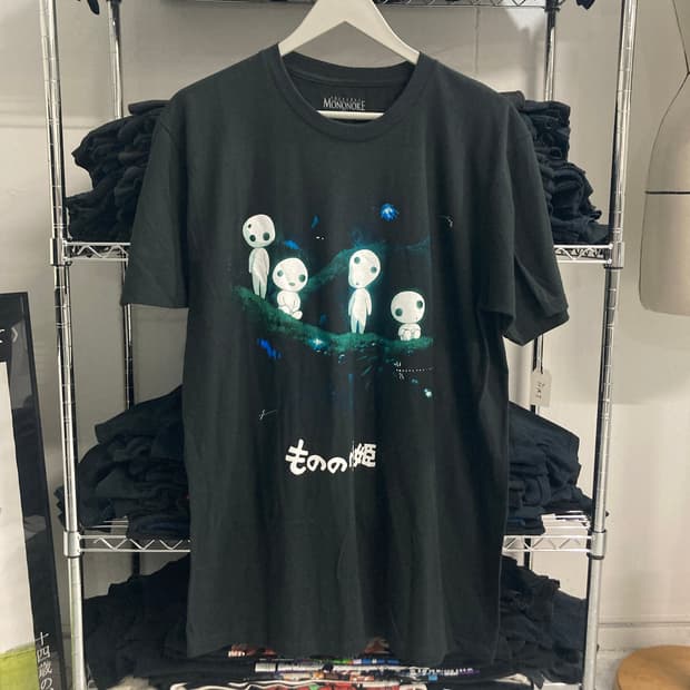 지브리 모노노케 오피셜 애니메이션 티셔츠