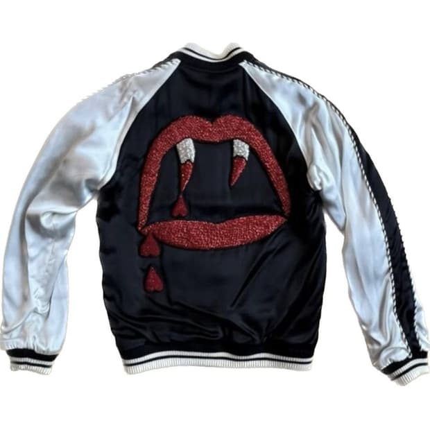 생로랑 블러드 러스터 봄버 자켓