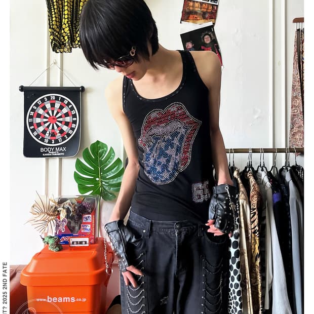 The Rolling Stones Icon Studs Sleeveless