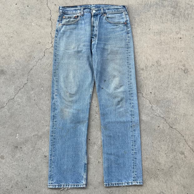 빈티지 리바이스 501 데님 팬츠