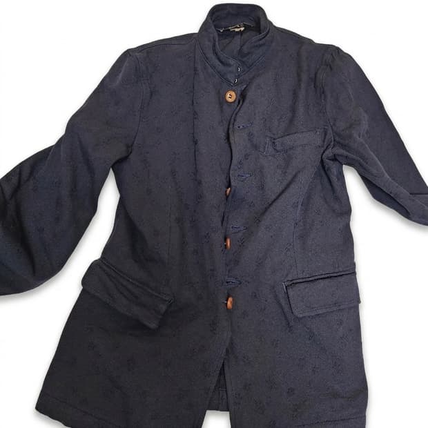 Comme des Garcons Homme Plus 축융 폴리 자수자켓