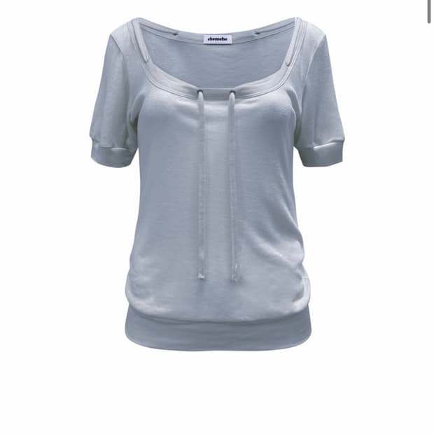 체메씨 LOW-NECK STRAP TOP (SKY)