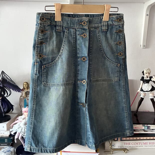 씨 바이 끌로에 데님 스커트 