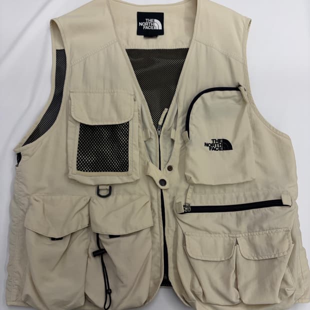 [110] 노스페이스 베이지색 베스트 조끼