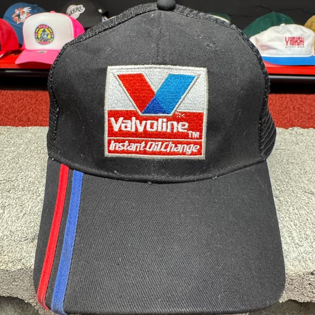 빈티지 Valvoline Instant Oil Change 트러커 모자