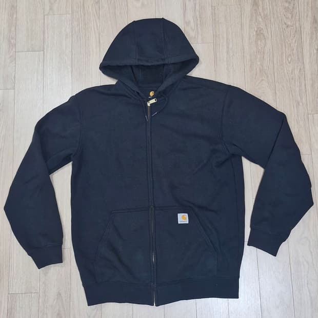 칼하트 후드집업 블랙 M