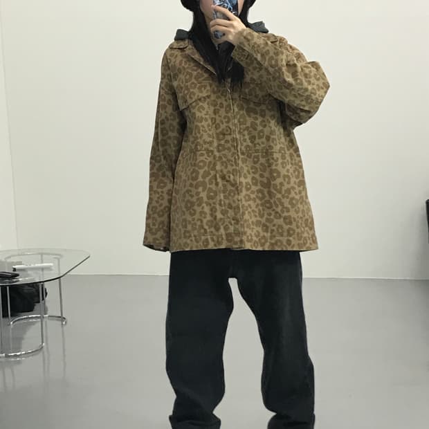 니코앤드 레오파드 자켓