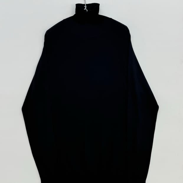 ZARA 모크넥 니트 블랙