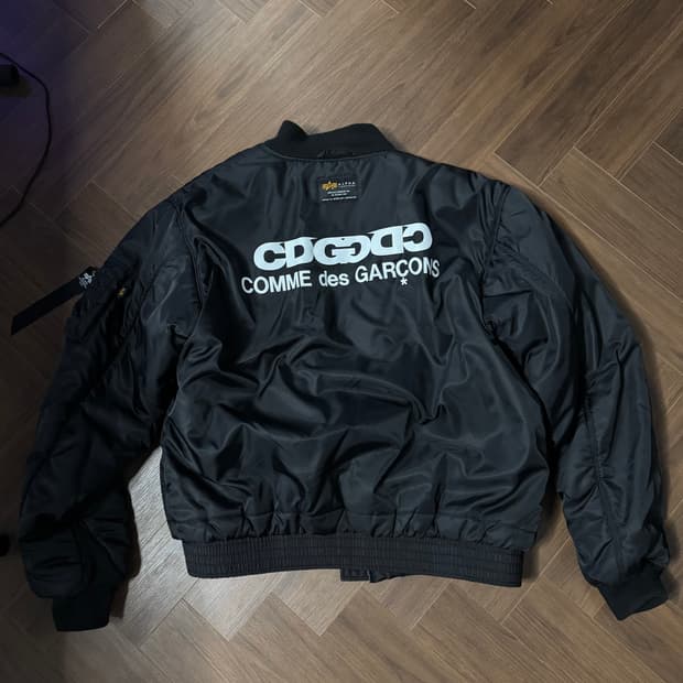 꼼데가르송 알파 인더스트리 Wep 봄버 자켓 XL