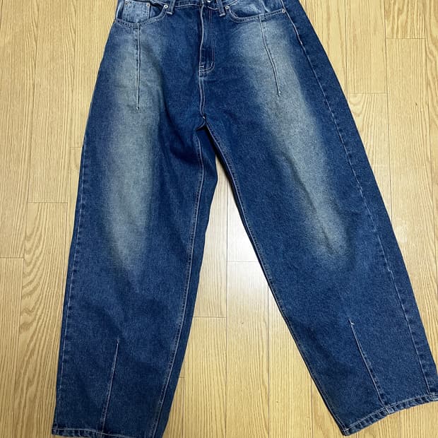 빈티지 와이드 데님 