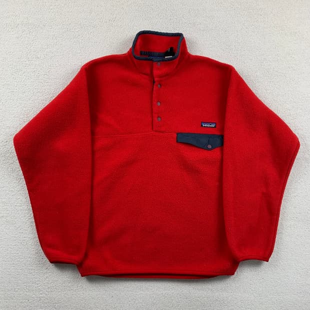 90s 파타고니아 신칠라 스냅티 플리스 풀오버